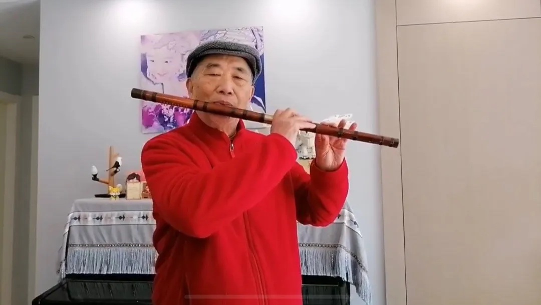 85岁高龄、著名笛子演奏家许国屏先生竹笛独奏五曲庆龙年春节 ...